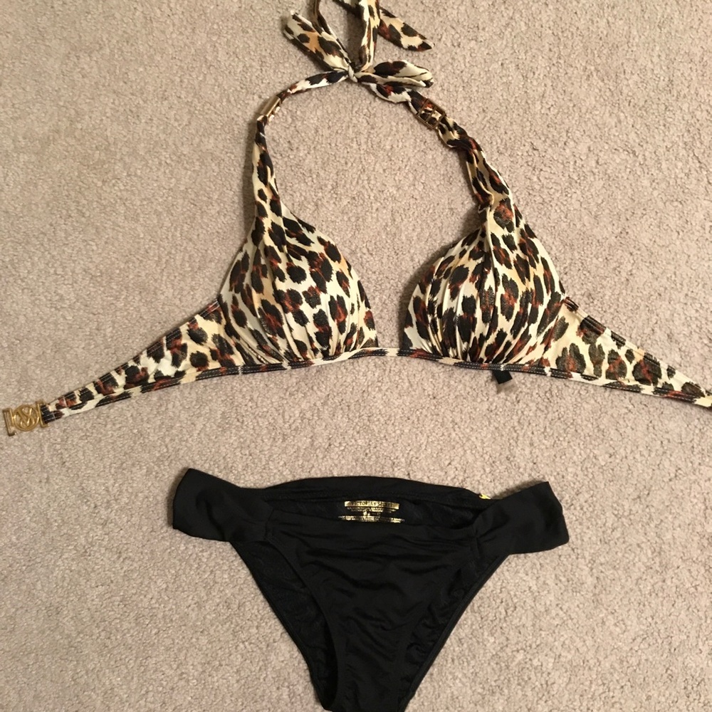 Victoria’s Secret Leopard Print Bikini Size Small